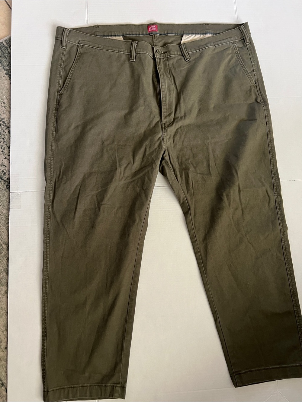 Levi's Olive Chino Pants - Deep Olive Green 48*30